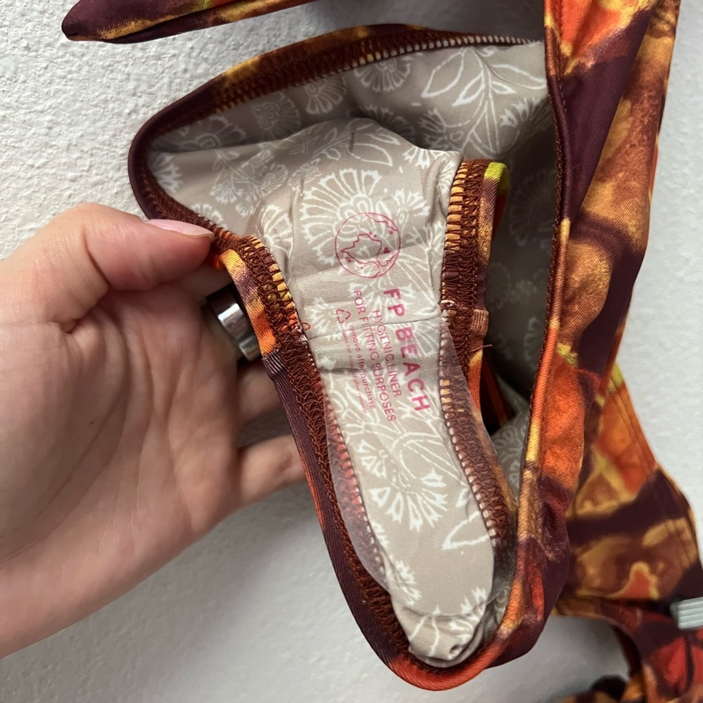 {Free People} Brand New Free-est Renee Printed Tie Side Bikini Bottoms - Picture 8 of 10